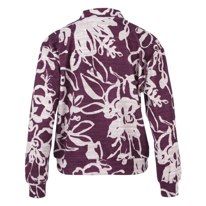 Enjoy Bomber jasje bloem Port print